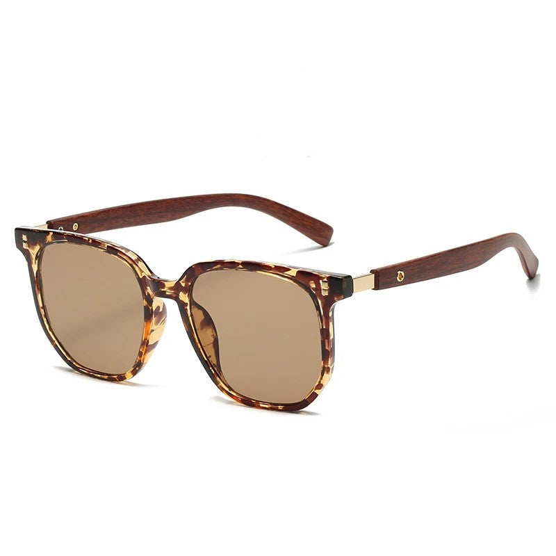 Isla Geometric Frame Sunglasses | Wood Temples Sunglasses