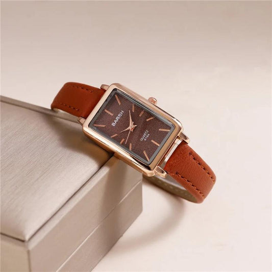 Isla Slim Fit Rectangular Wristwatch | Solid Wrist-Length Wristwatch