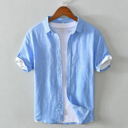 Oscar Relaxed Fit Button-Down Shirt | Short Sleeve Collared Shirt