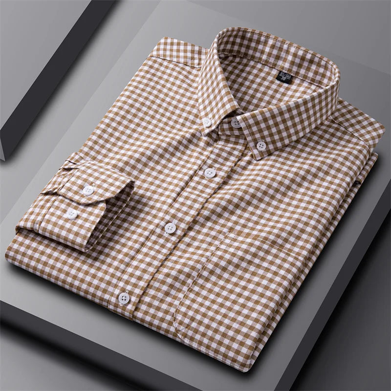 Harry Regular Fit Oxford Shirt | Striped Button-Down Collar Shirt