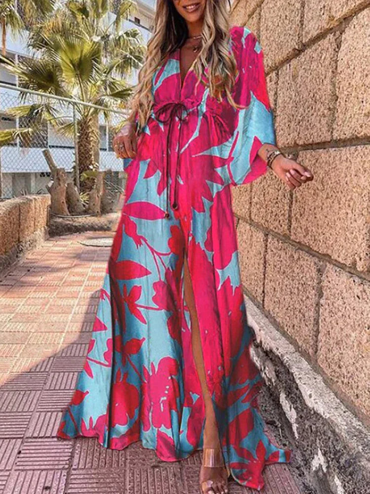 Samiyah Dress | Colorful Printed Maxi Dress