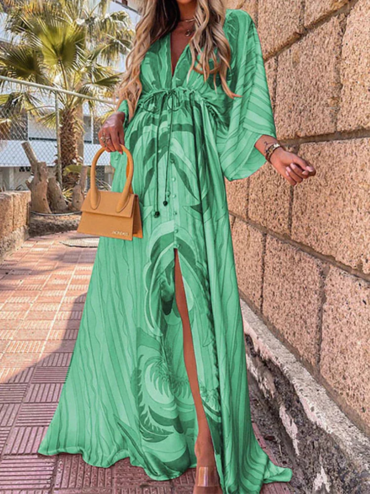 Samiyah Dress | Colorful Printed Maxi Dress