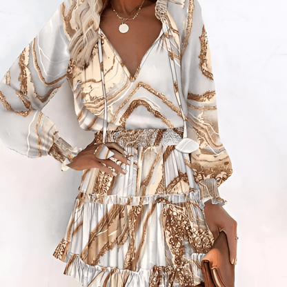 Saphira Dress | Chic and Flowy Mini Dress