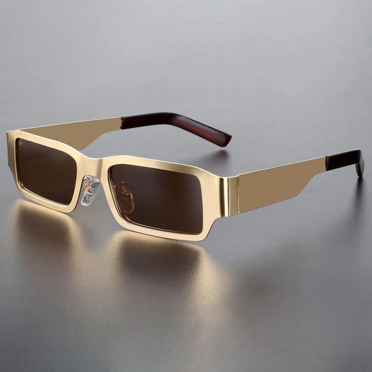 Harry Rectangular Frame Sunglasses | Dark Lenses Full Rim Sunglasses