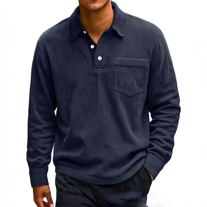 Sebastian Regular Fit Polo Shirt | Contrasting Collar Button Placket Polo Shirt