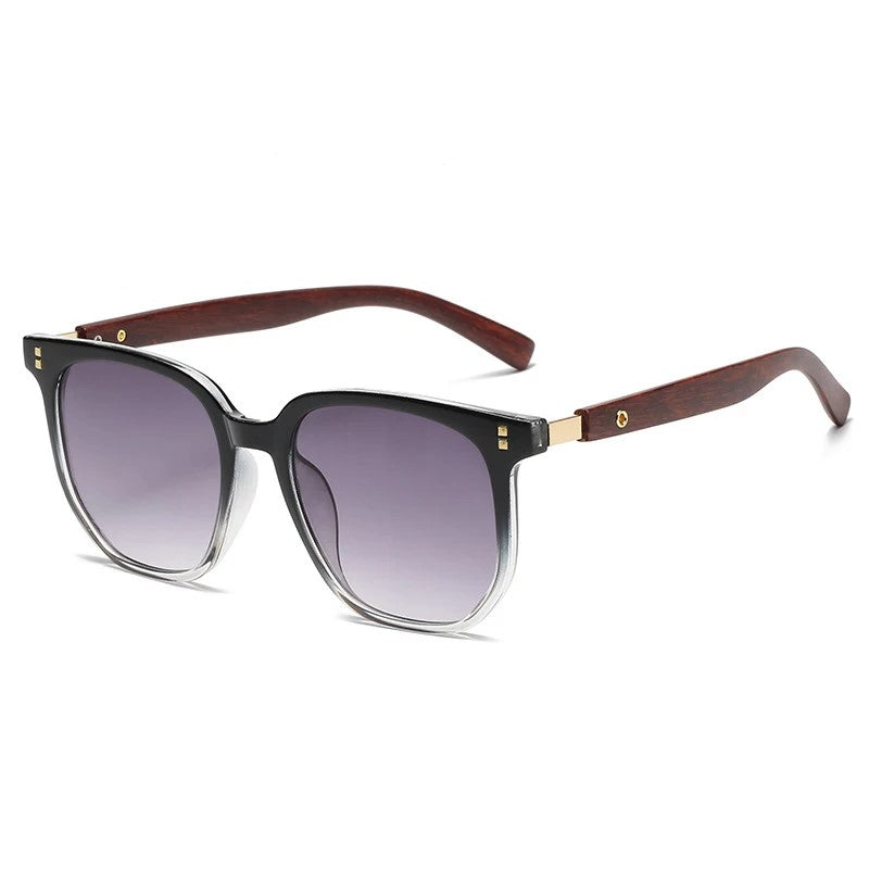 Isla Geometric Frame Sunglasses | Wood Temples Sunglasses