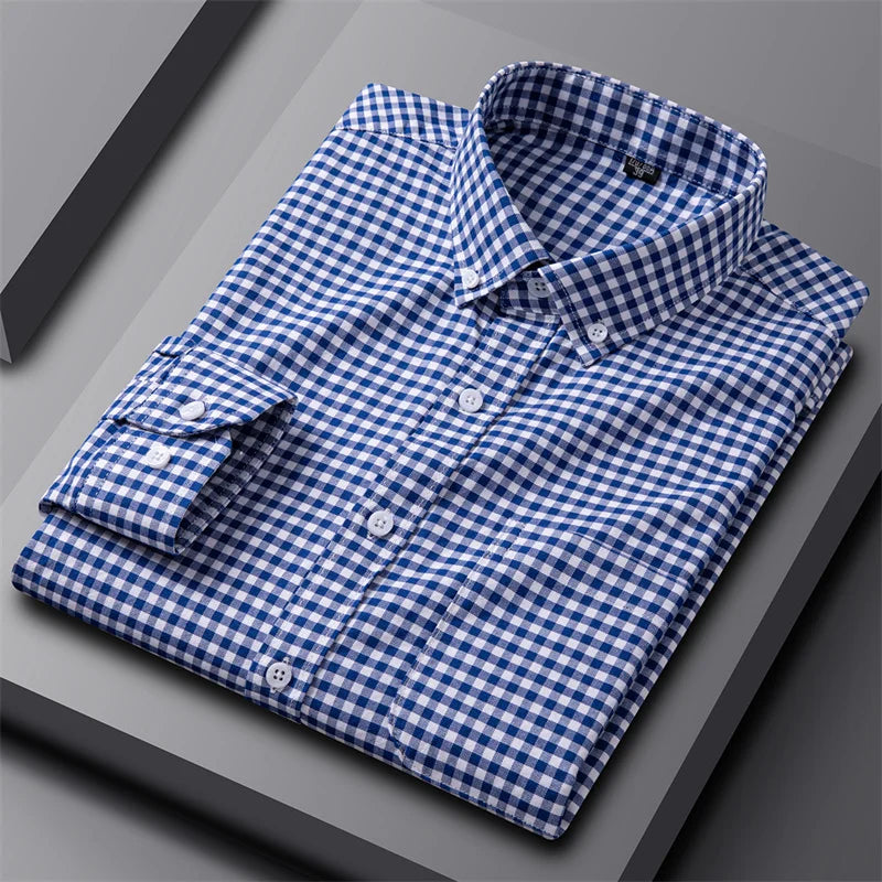 Harry Regular Fit Oxford Shirt | Striped Button-Down Collar Shirt