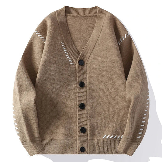 Jack Relaxed Fit Cardigan | V-Neck Long Sleeve Cardigan