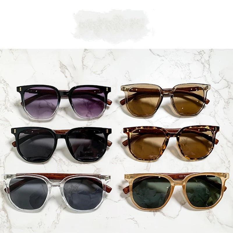 Isla Geometric Frame Sunglasses | Wood Temples Sunglasses