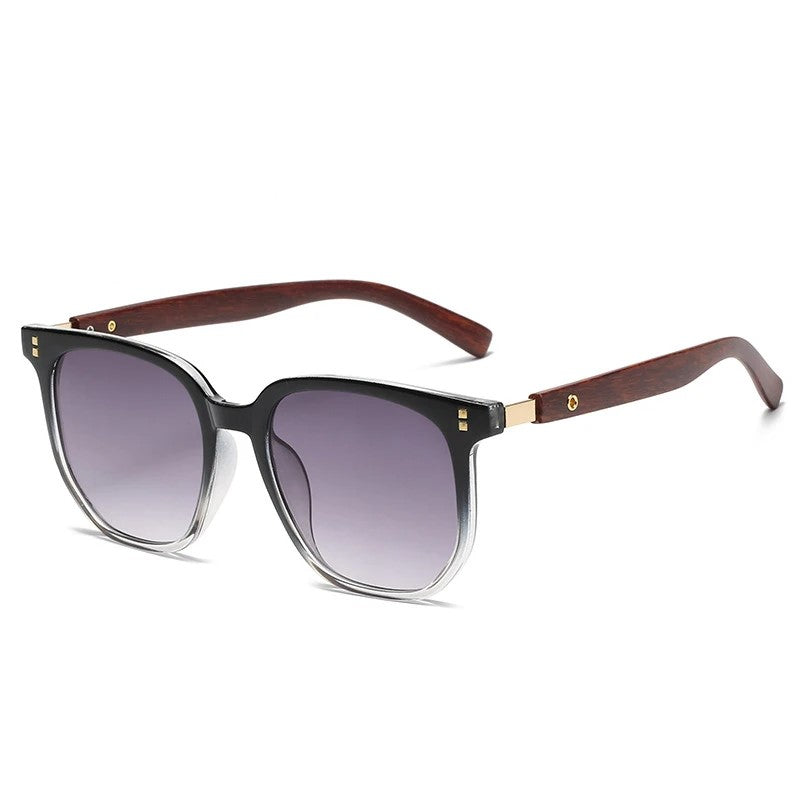 Isla Geometric Frame Sunglasses | Wood Temples Sunglasses