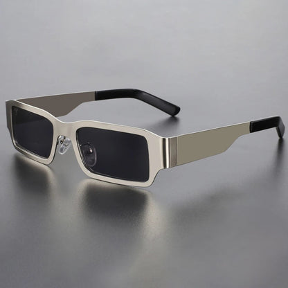 Harry Rectangular Frame Sunglasses | Dark Lenses Full Rim Sunglasses