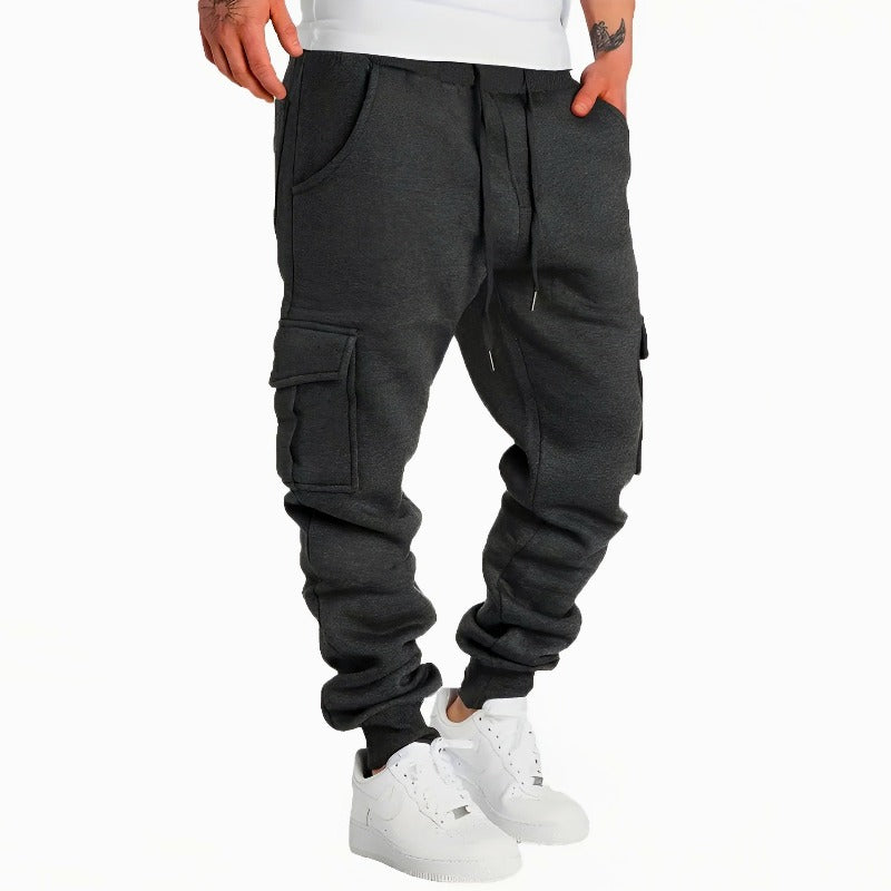 Oliver Relaxed Fit Cargo Joggers | Cargo Pockets Drawstring Waist Joggers