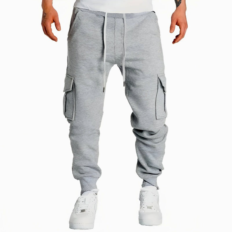 Oliver Relaxed Fit Cargo Joggers | Cargo Pockets Drawstring Waist Joggers