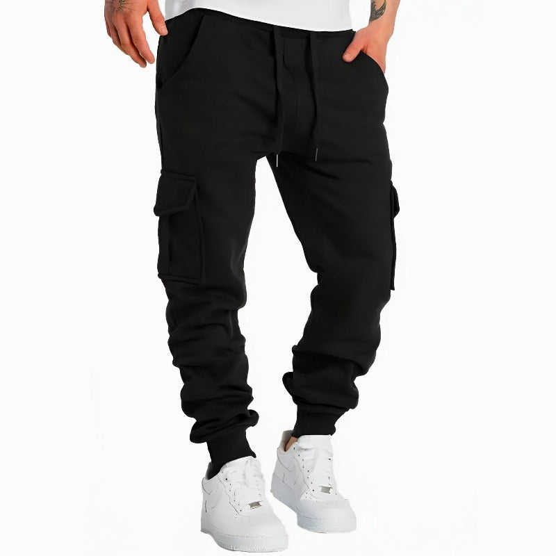 Oliver Relaxed Fit Cargo Joggers | Cargo Pockets Drawstring Waist Joggers