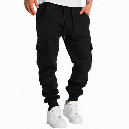 Oliver Relaxed Fit Cargo Joggers | Cargo Pockets Drawstring Waist Joggers