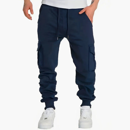 Oliver Relaxed Fit Cargo Joggers | Cargo Pockets Drawstring Waist Joggers