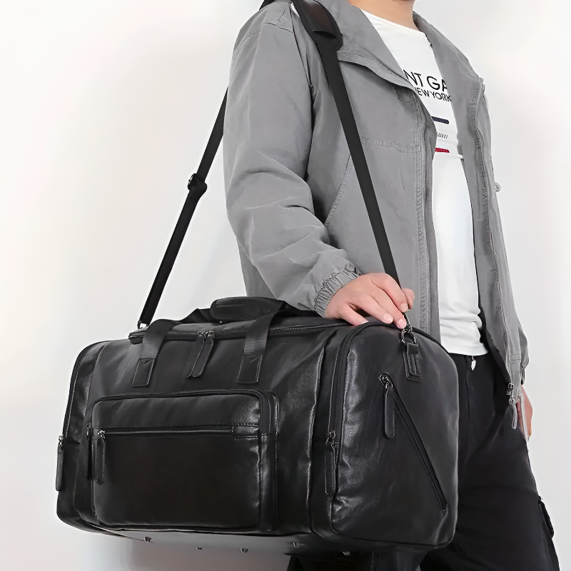 Oscar Structured Duffel Bag | Double Handles Travel Bag