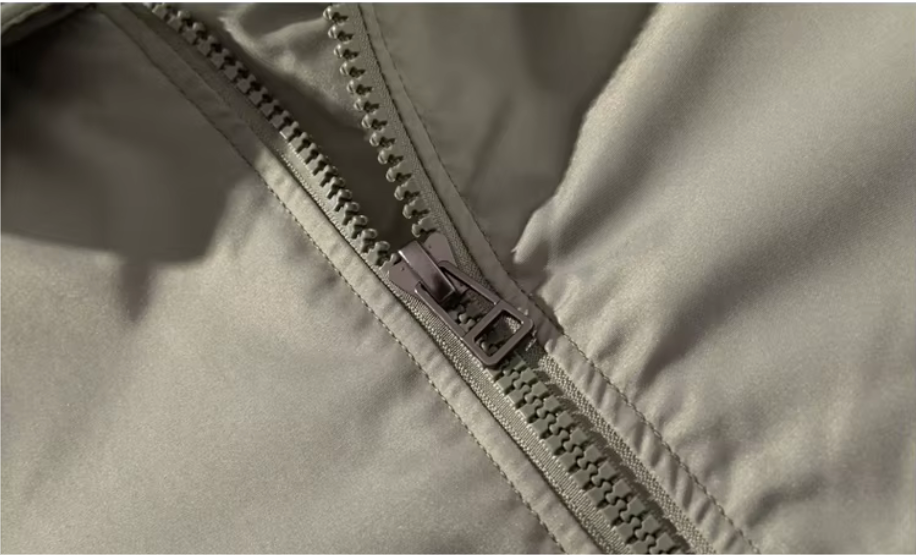 Arthur Relaxed Fit Bomber Jacket | Ribbed Trim Patch Pockets Bomber Jacket