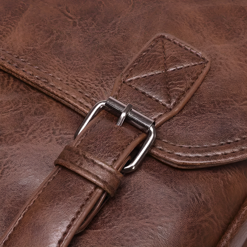 Henry Structured Backpack | Buckle Closure Flap Backpack