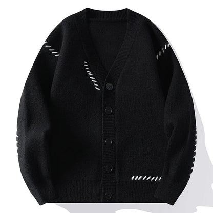 Jack Relaxed Fit Cardigan | V-Neck Long Sleeve Cardigan