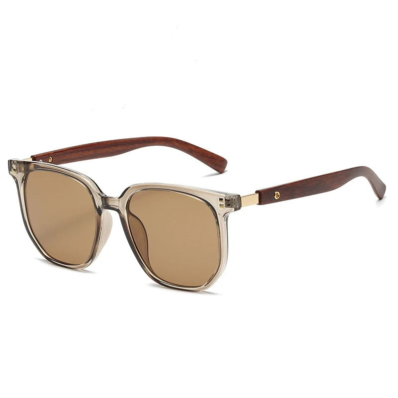 Isla Geometric Frame Sunglasses | Wood Temples Sunglasses