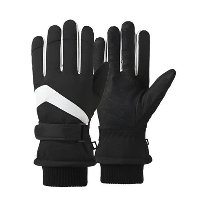 Freddie Wrist-Length Gloves | Textured Palm Ribbed Cuffs Gloves