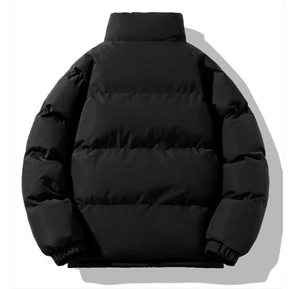 Theodore Relaxed Fit Puffer Jacket | Quilted High-Neck Hip-Length Jacket