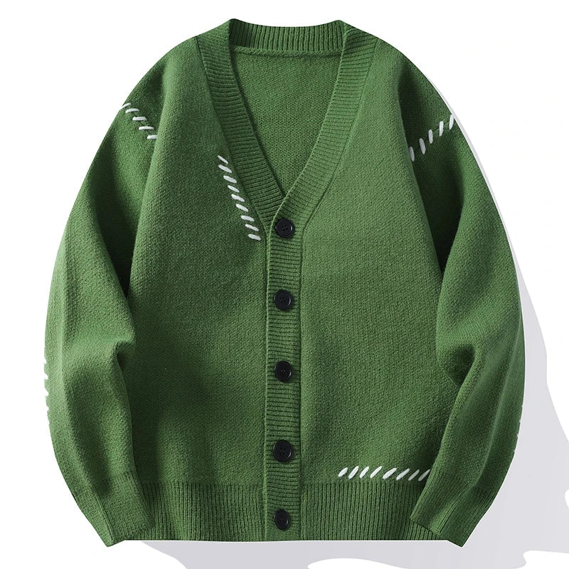 Jack Relaxed Fit Cardigan | V-Neck Long Sleeve Cardigan