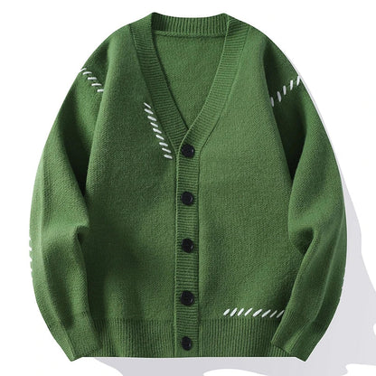 Jack Relaxed Fit Cardigan | V-Neck Long Sleeve Cardigan