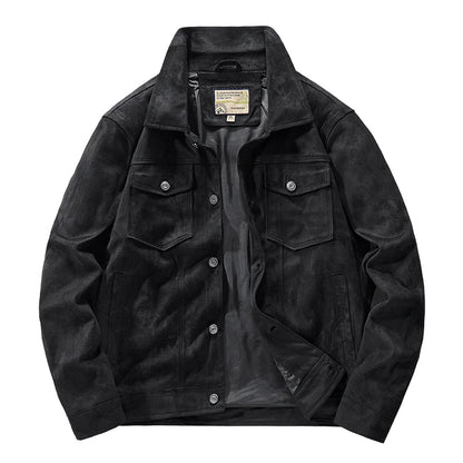 Harrison Regular Fit Trucker Jacket | Button Front Flap Pockets Jacket