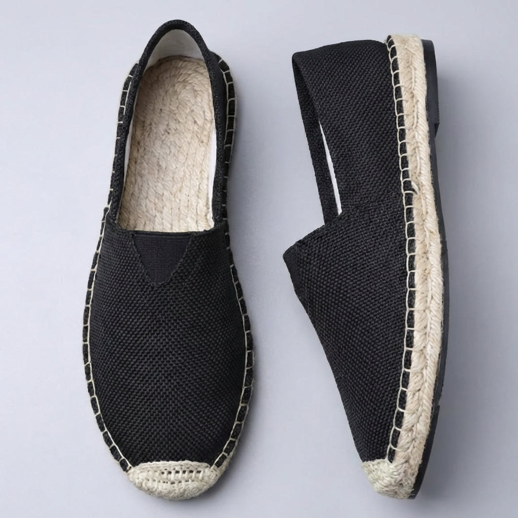 Oliver Orthopedic Slip-On Espadrilles | Jute Sole Slip-On Espadrilles