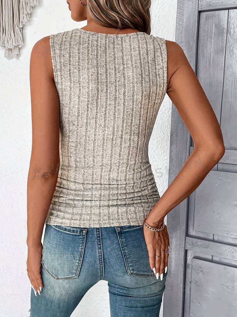 Sien Top | Ribbed Knit Tank Top