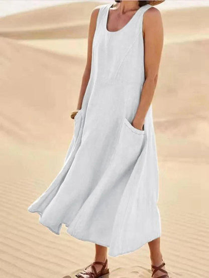Sonia Dress | Lightweight Cotton-Linen Summer Dress