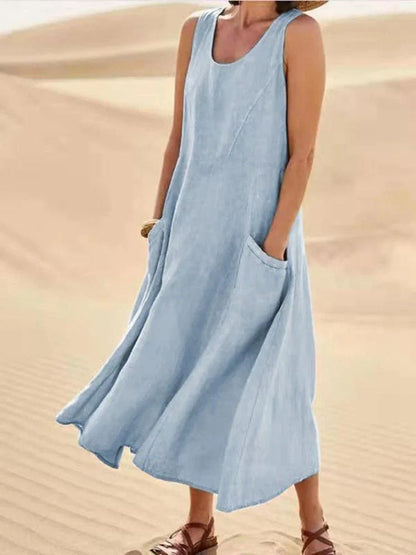 Sonia Dress | Lightweight Cotton-Linen Summer Dress