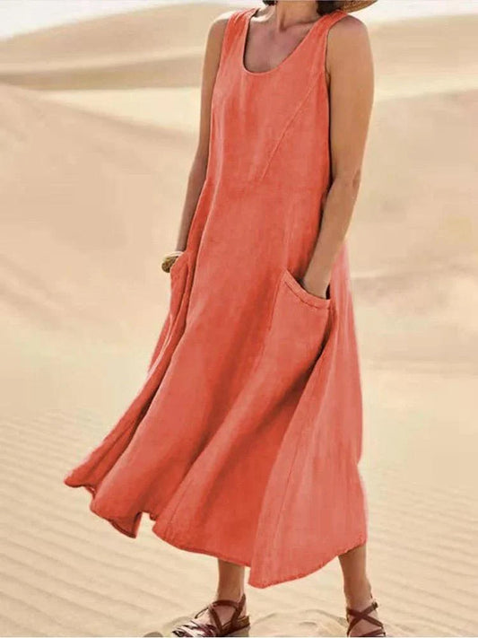 Sonia Dress | Lightweight Cotton-Linen Summer Dress