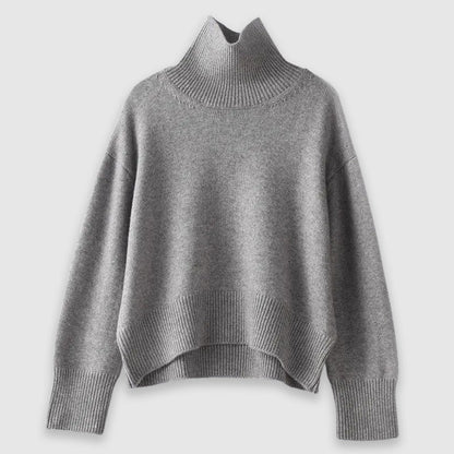 Sophia Sweater | Cashmere Crew Neck Long Sleeve Sweater