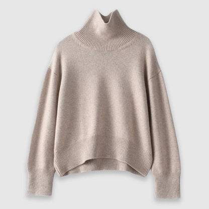 Sophia Sweater | Cashmere Crew Neck Long Sleeve Sweater