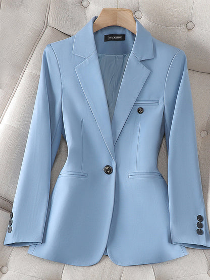 Sophia Tailored Fit Blazer | Notched Lapel Long Sleeve Blazer