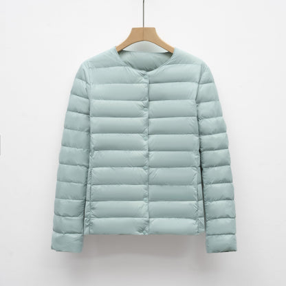 Sophie Puffer | Collarless Lightweight Winter Puffer