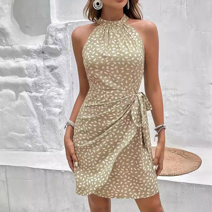 Steffie Dress | Cotton Summer Dress Halterneck