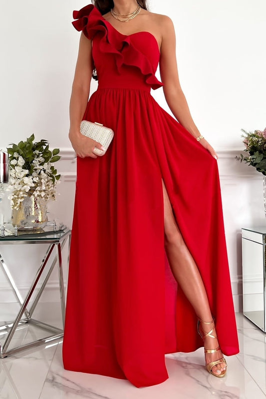 Suset Dress | Elegant One-Shoulder Summer Dress