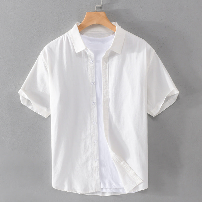 Arthur Relaxed Fit Short Sleeve Button-Front Shirt | Collared Casual Shirt