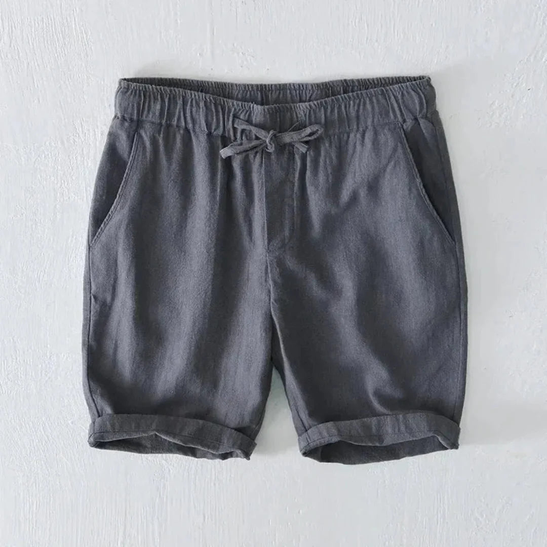 Thomas Relaxed Fit Drawstring Shorts | Elasticated Waistband Side Pockets Shorts