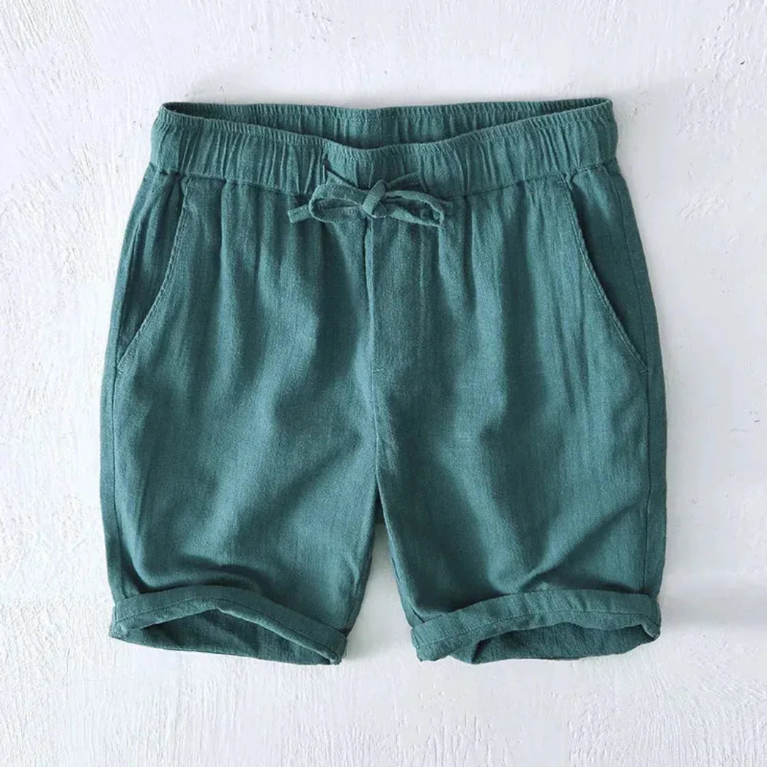 Thomas Relaxed Fit Drawstring Shorts | Elasticated Waistband Side Pockets Shorts