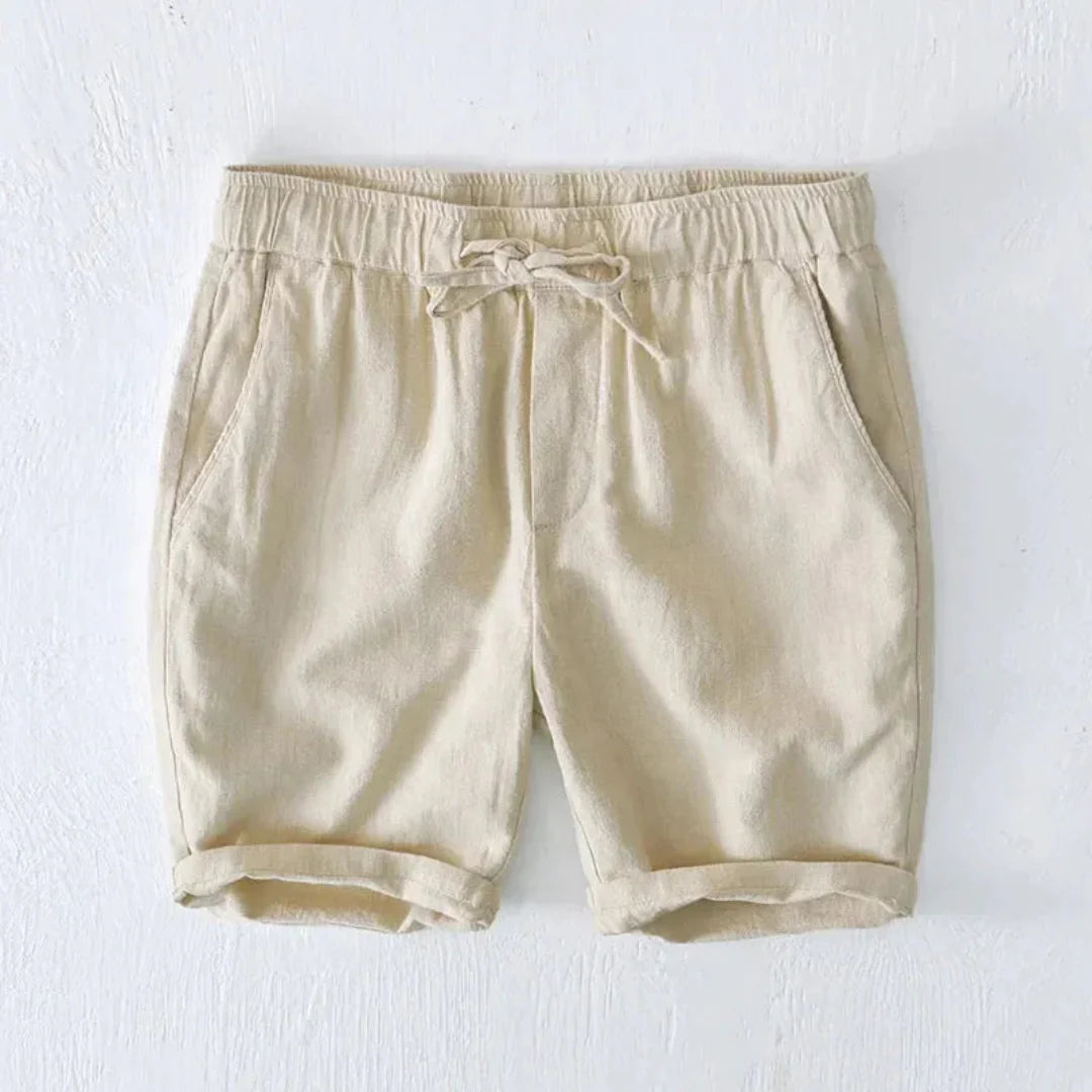 Thomas Relaxed Fit Drawstring Shorts | Elasticated Waistband Side Pockets Shorts