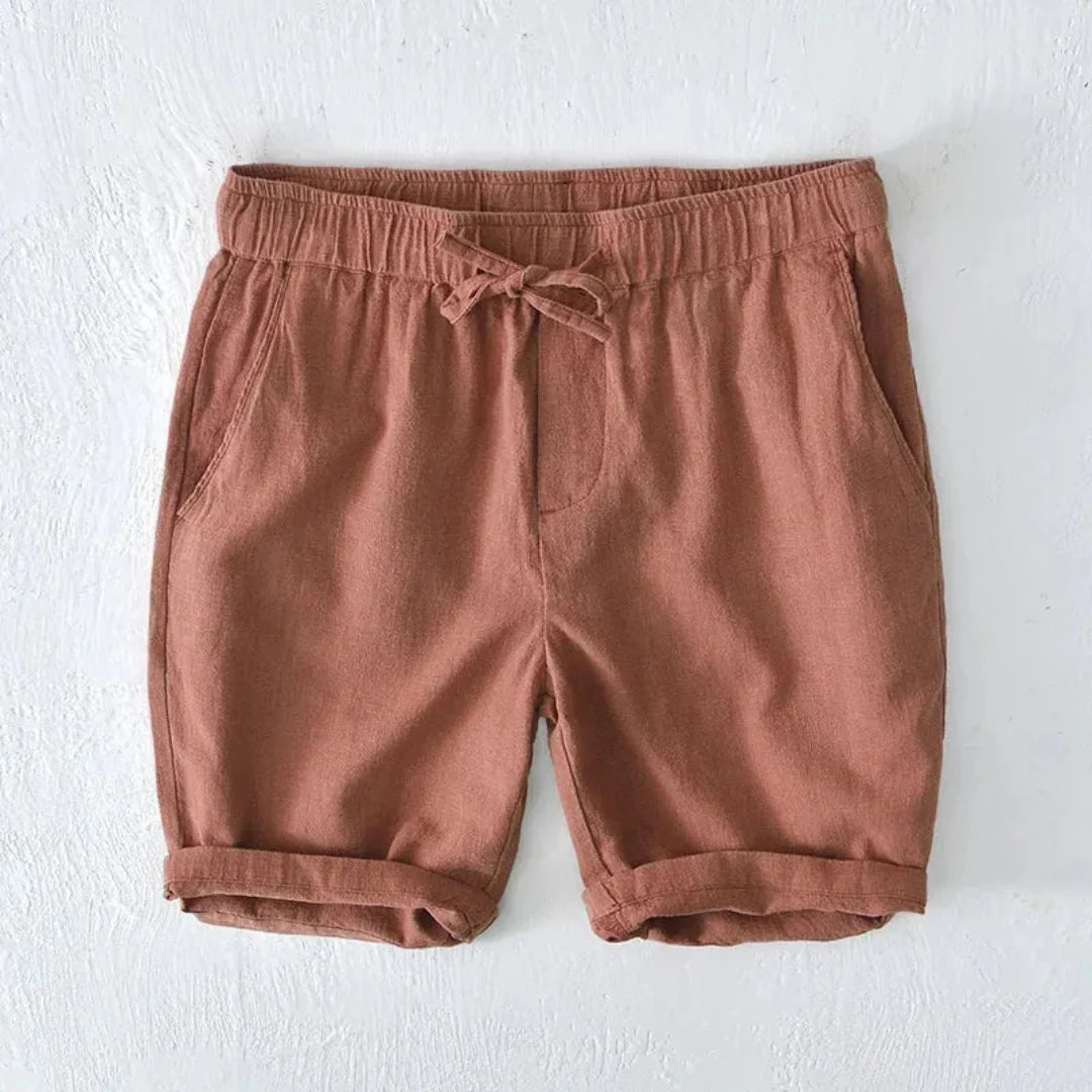 Thomas Relaxed Fit Drawstring Shorts | Elasticated Waistband Side Pockets Shorts