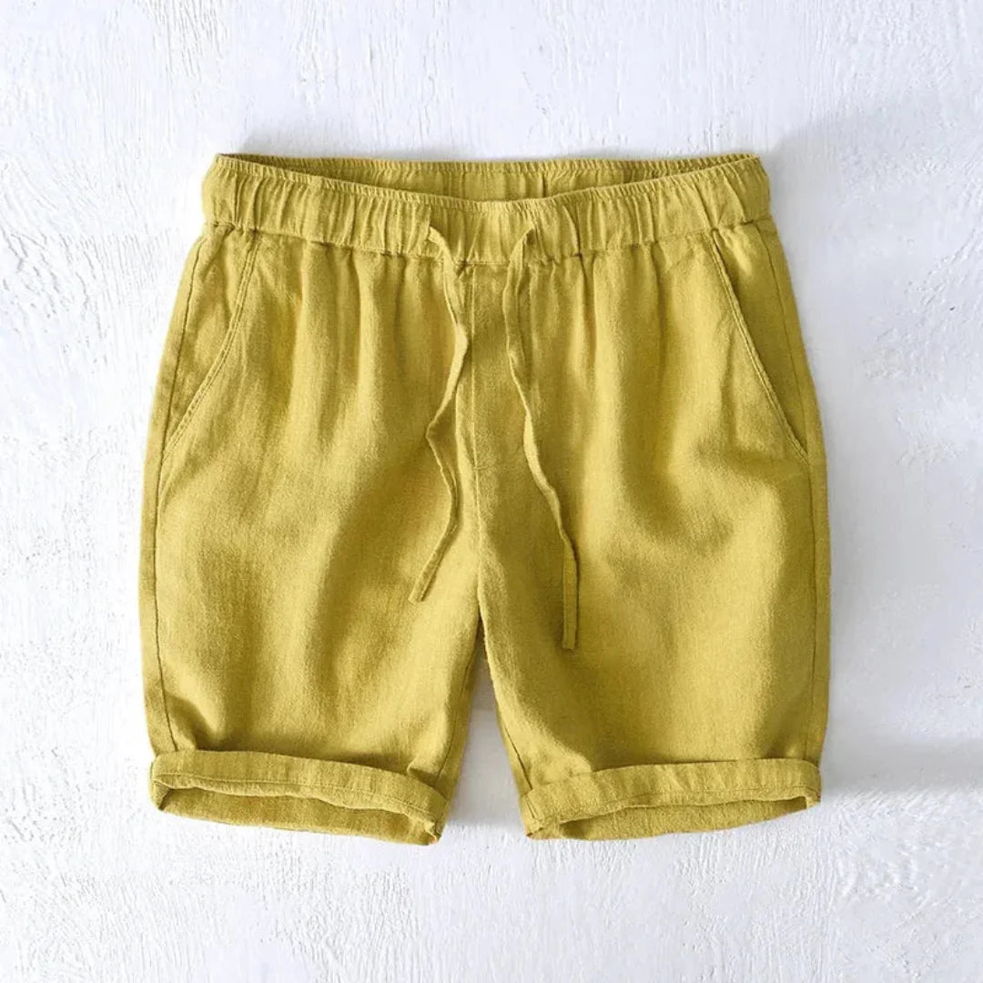 Thomas Relaxed Fit Drawstring Shorts | Elasticated Waistband Side Pockets Shorts