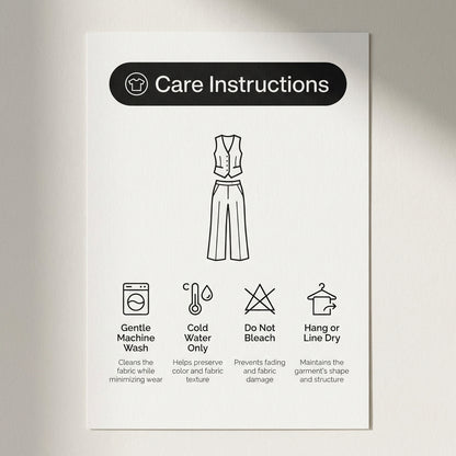 Isabella Tailored Fit Blazer Wide Leg Trousers Two-Piece Set | Solid Button Front Women’s Suit Set