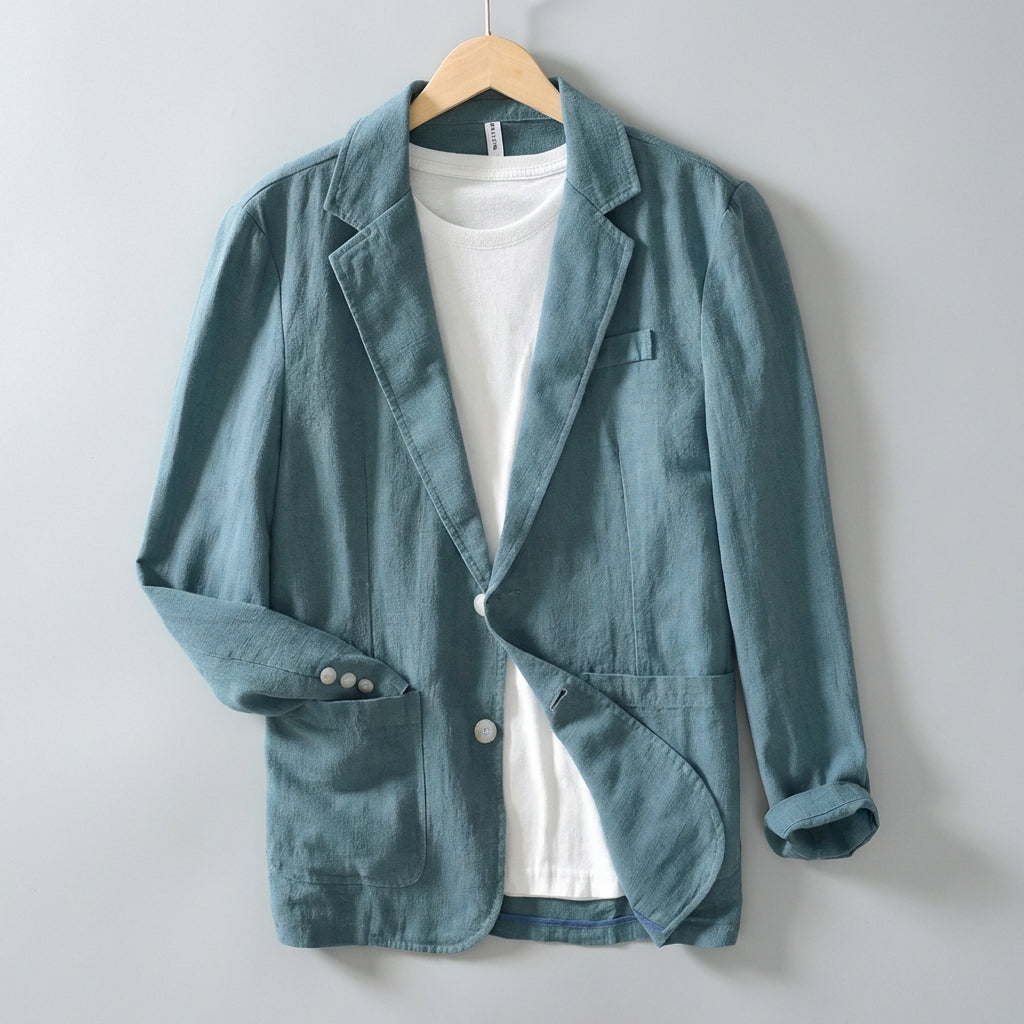 Arthur Regular Fit Blazer | Collared Hip-Length Blazer
