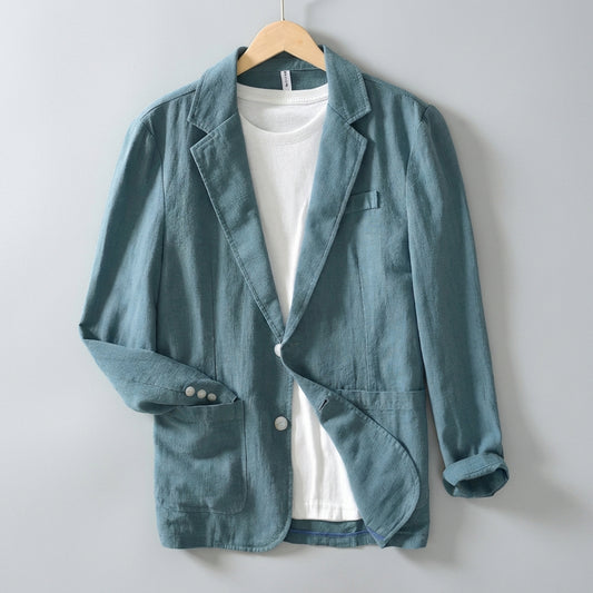 Arthur Regular Fit Blazer | Collared Hip-Length Blazer